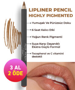 Alix Avien Uzun Süre Kalıcı Dağılma Yapmayan Nemlendirici Dudak Kalemi - Lipliner Pencil 08 Terracotta Nude
