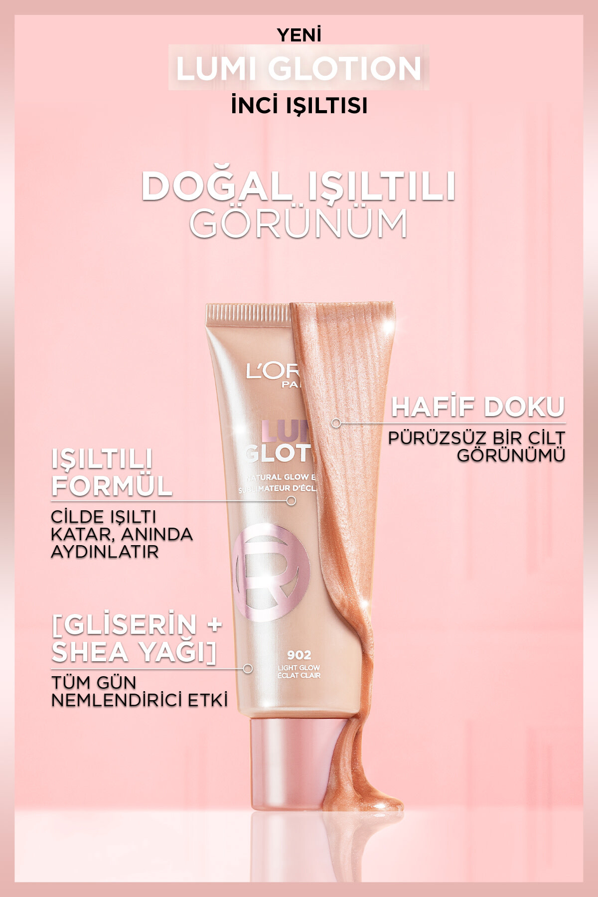 L'Oreal Paris L'Oréal Paris Glotion All-In-One Doğal Işıltı 904 - Deep Glow - Görsel 3