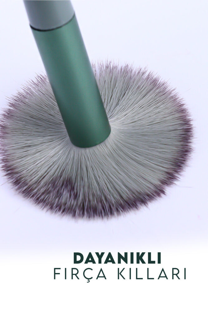 MUJGAN Fix Özel 13'Lü Fırça Seti Yeşil - Görsel 3