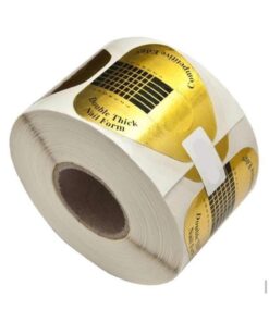 DIAMOND PROFESSIONAL Protez Tırnak Uzatma Kağıt Gold (GİTAR) Şablon Top 50 Adet