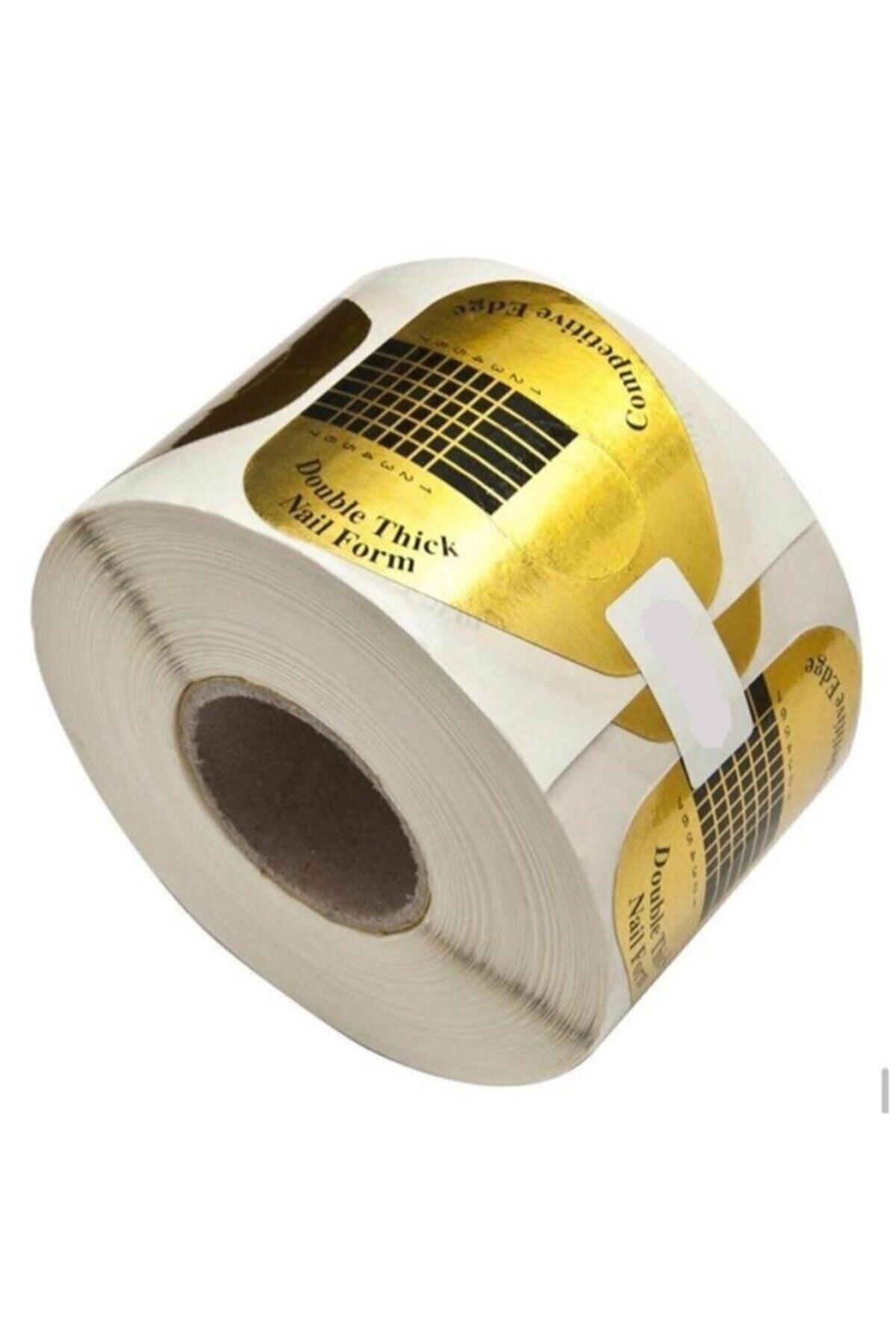 DIAMOND PROFESSIONAL Protez Tırnak Uzatma Kağıt Gold (GİTAR) Şablon Top 50 Adet
