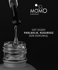 MOMO professional Kalıcı Oje İçin Crystal Top Coat, 9 ml - Görsel 3