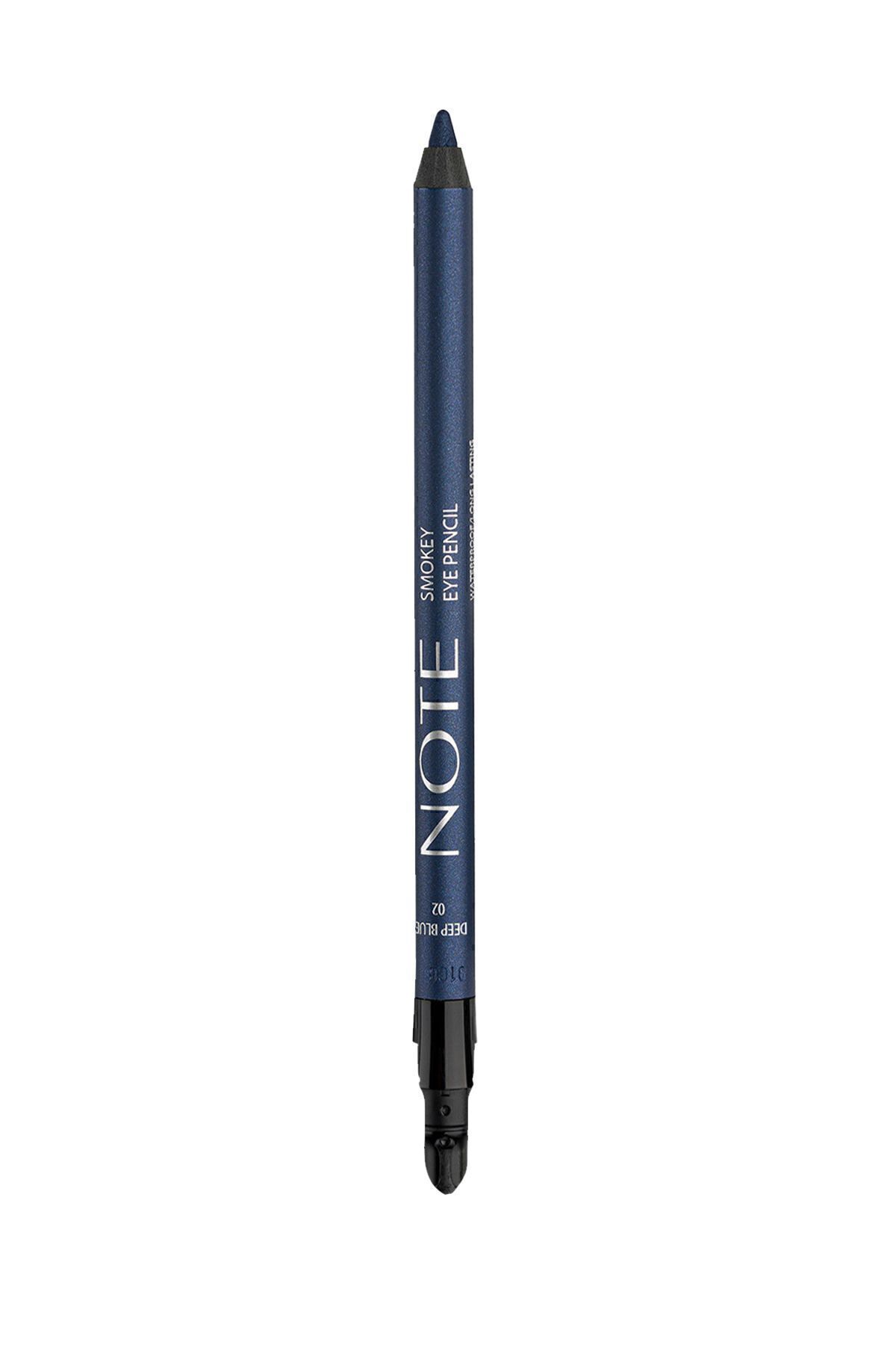 Note Cosmetics Smokey Eye Pencil Waterproof Aplikatörlü Suya Dayanıklı Göz Kalemi - 02 Deep Blue - Lacivert - Görsel 3