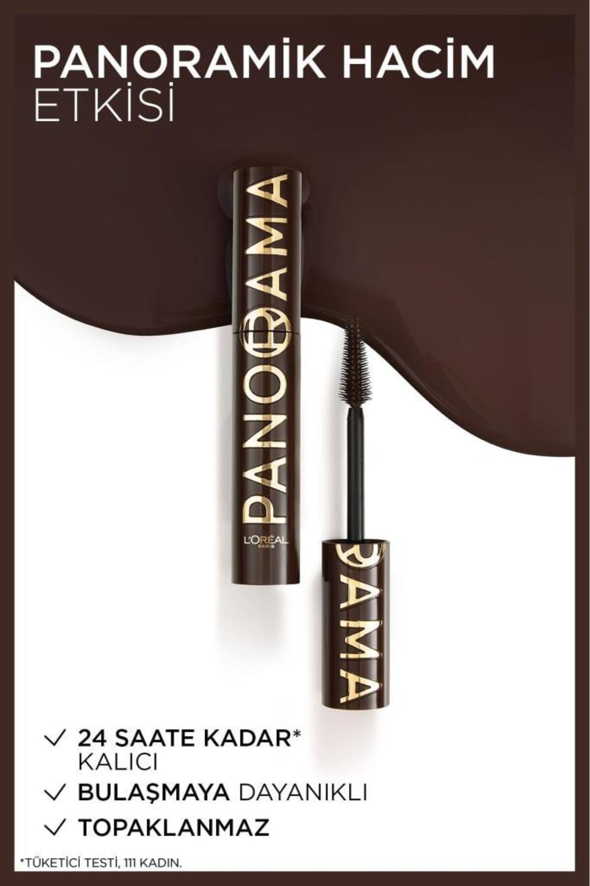 L'Oreal Paris Panorama Chromatic Maskara Brun Leather - Görsel 3
