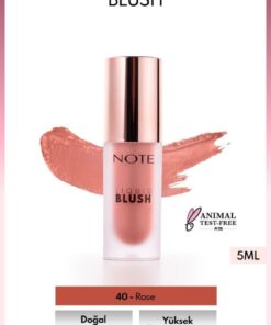 Note Cosmetics Liquid Blush Nemlendirici Etkili Likit Allık - 40 Rose