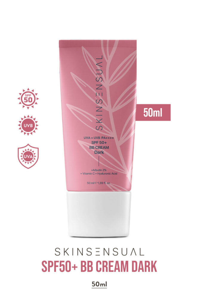Skin Sensual BB Krem Dark 50ml| 50 Spf Uva/Uvb Pa++++ | Leke Oluşumunu Önlemeye Yardımcı, Aydınlık ve Canlılık