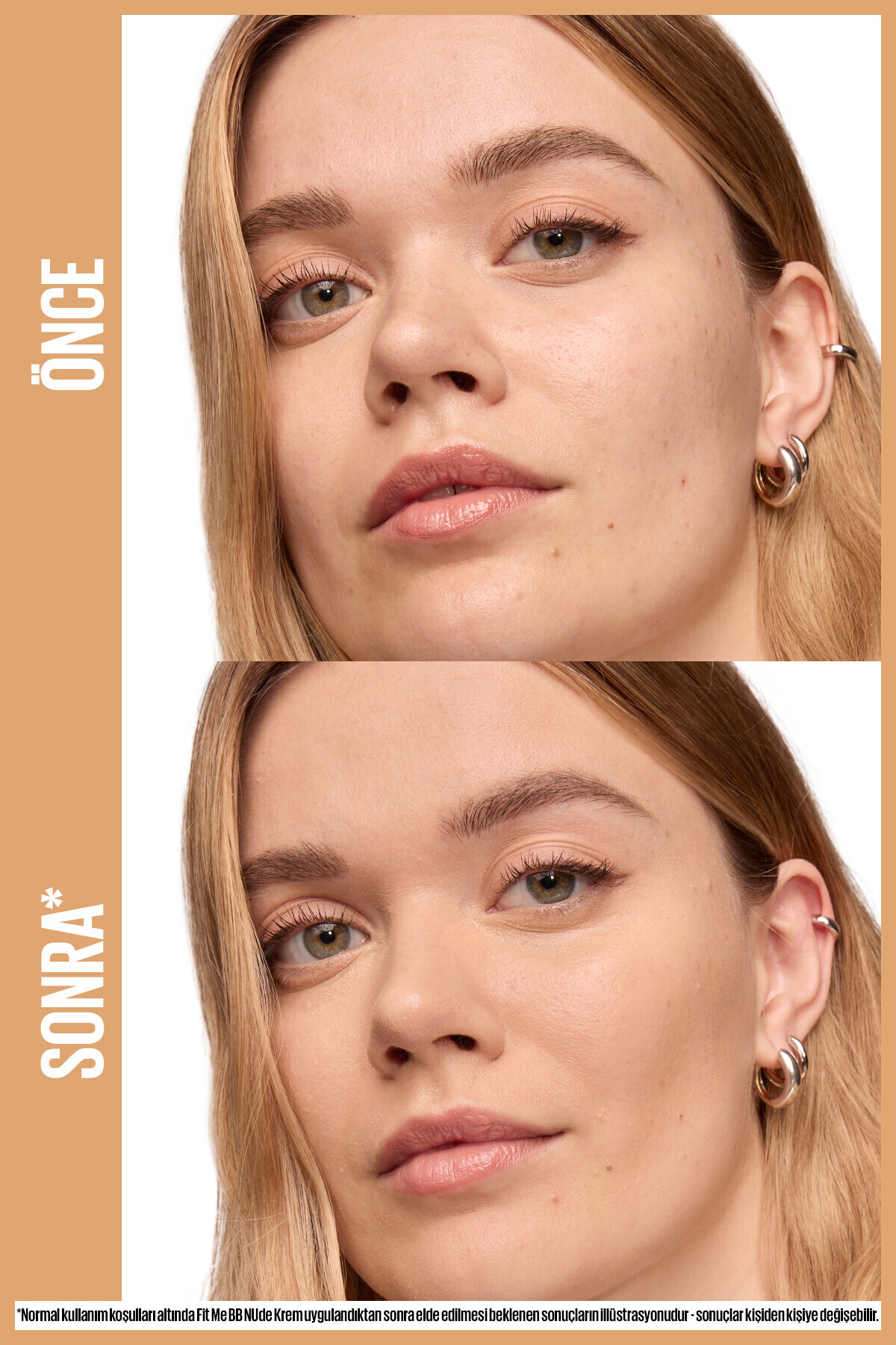 Maybelline New York Fit Me Nude Cilt Bakımı Etkili Nemlendirici SPF50 BB Krem - Nötr Açık Ton - Görsel 3