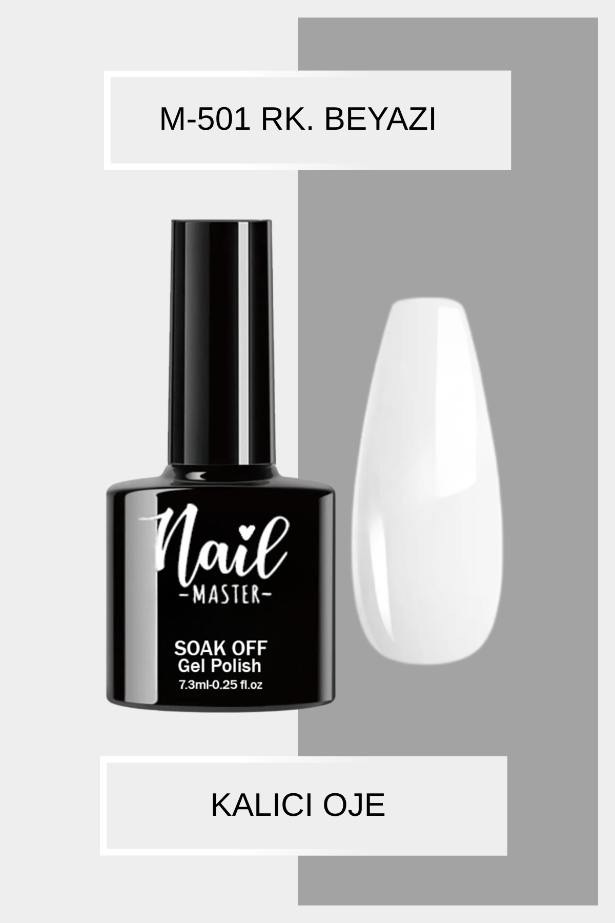 Nail Master M844 Kalıcı Oje 7,3ml Simli Pembe - Görsel 3