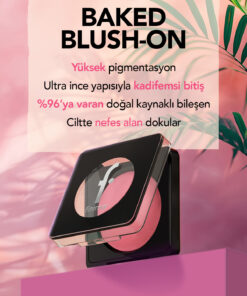 Alternative view of Flormar Baked Blush-on Yüksek Pigmentli & Doğal Işıltılı Fırınlanmış Allık