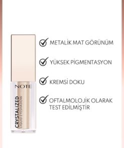 Alternative view of Note Cosmetics Crystalized Liquid Eyeshadow Likit Metalik Göz Farı - 09 Cashmere Road