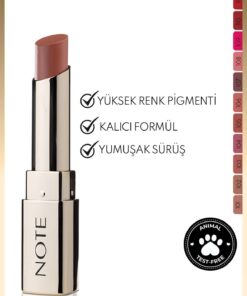 Note Cosmetics Iconic Matte Lipstick Kalıcı Mat Ruj 105 Mystick - Nude - Görsel 3