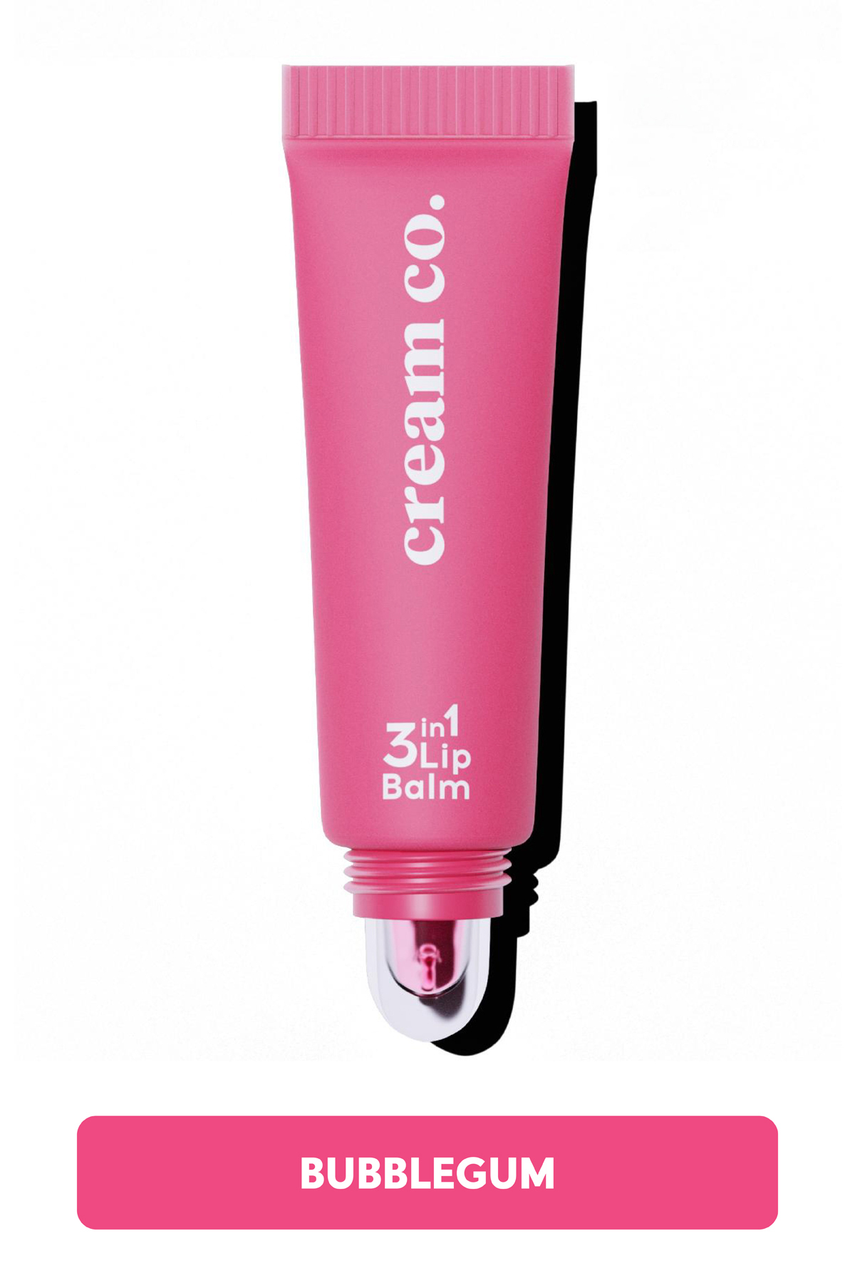 Cream Co. Nemlendirici Parlatıcı 3in1 Lip Balm | Dudak Bakım | Bubblegum Pembe | Hyaluronik Asit Seramid