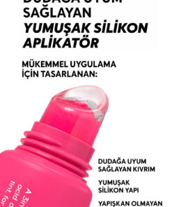 Cream Co. Nemlendirici Parlatıcı 3in1 Lip Balm | Dudak Bakım | Bubblegum Pembe | Hyaluronik Asit Seramid - Görsel 3