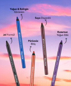 Flormar Mat Kalıcı Göz Kalemi (YEŞİL) - Extreme Tattoo Gel Pencil - 003 Deep Green - 8682536028851 - Görsel 3