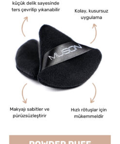 Muson Powder Puff -Üçgen Yumuşak Pamuksu Pudra Süngeri