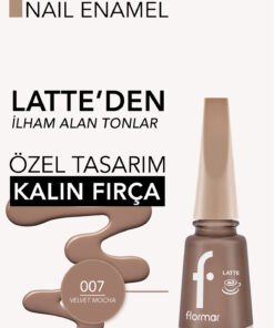 Alternative view of Flormar Latte Yüksek Pigmentli & Parlak Bitişli Kahve Tonlu Oje