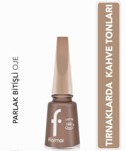 Flormar Latte Yüksek Pigmentli & Parlak Bitişli Kahve Tonlu Oje