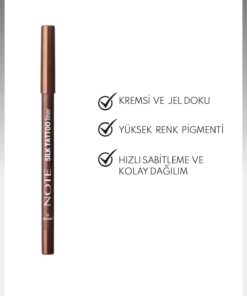 Alternative view of Note Cosmetics Silk Tattoo Liner Suya Dayanıklı İpeksi Jel Göz Kalemi - 02 Espresso - Kahverengi (Işıltılı)