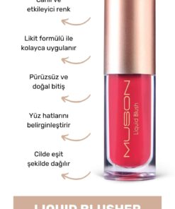 Alternative view of Muson Yoğun Pigmentli Likit Allık Ruj Göz Farı Liquid Blusher Papaya Şeftali