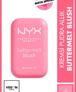 NYX Professional Makeup Buttermelt Blush Kremsi Pudra Allık - 02 Butta Together