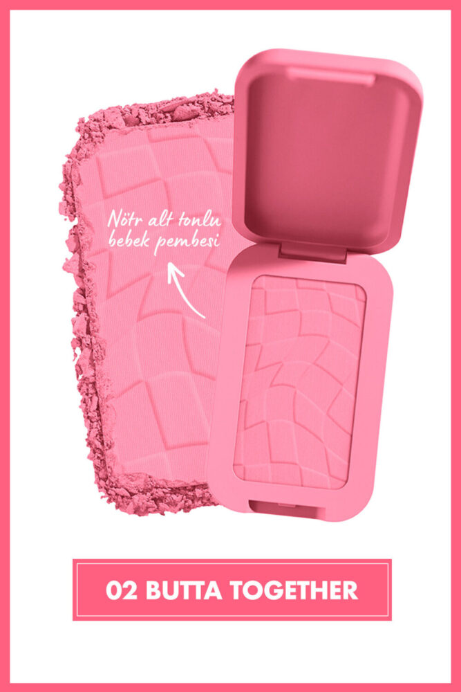 NYX Professional Makeup Buttermelt Blush Kremsi Pudra Allık - 02 Butta Together - Görsel 2