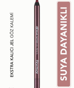 Flormar Işıltılı Kalıcı Göz Kalemi (PEMBE-TEN) - Extreme Tattoo Gel Pencil - 010 Dusty Plum - 8682536041171
