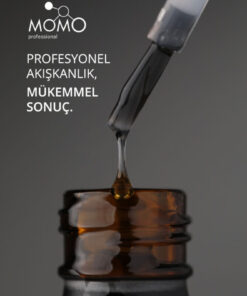 MOMO professional Kalıcı Oje İçin Crystal Top Coat, Nano Fırçalı, 20 ml - Görsel 3