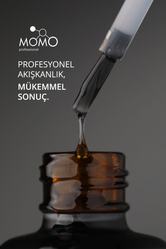 MOMO professional Kalıcı Oje İçin Crystal Top Coat, Nano Fırçalı, 20 ml - Görsel 3