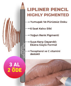 Alix Avien Uzun Süre Kalıcı Dağılma Yapmayan Nemlendirici Dudak Kalemi - Lipliner Pencil 06 Soft Brown