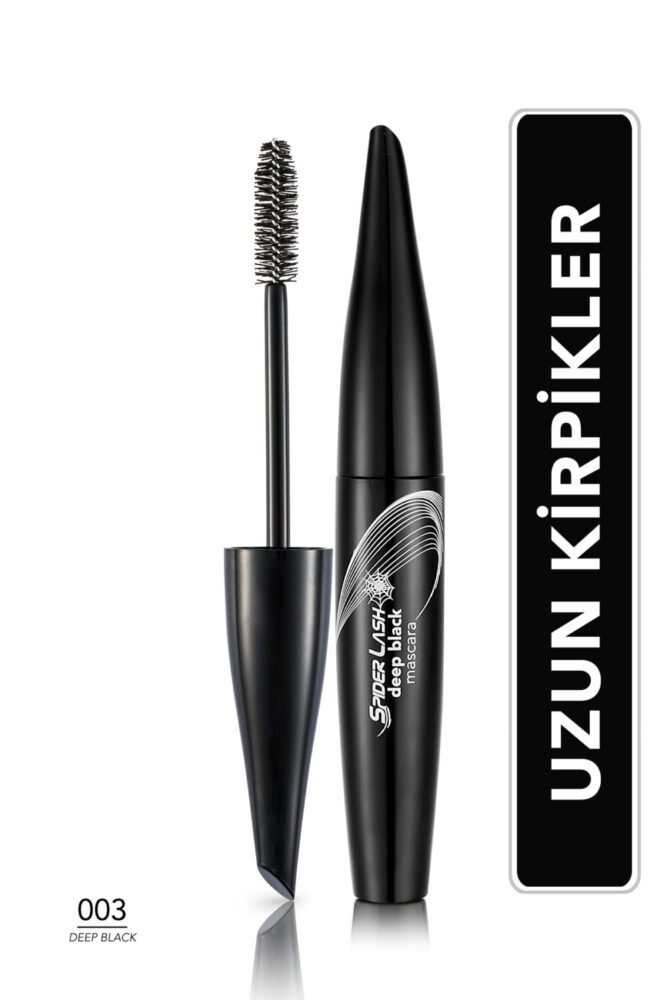 Flormar Hacim Veren Maskara (SİYAH) - Spider Lash Mascara - 001 Deep Black - 8690604110643
