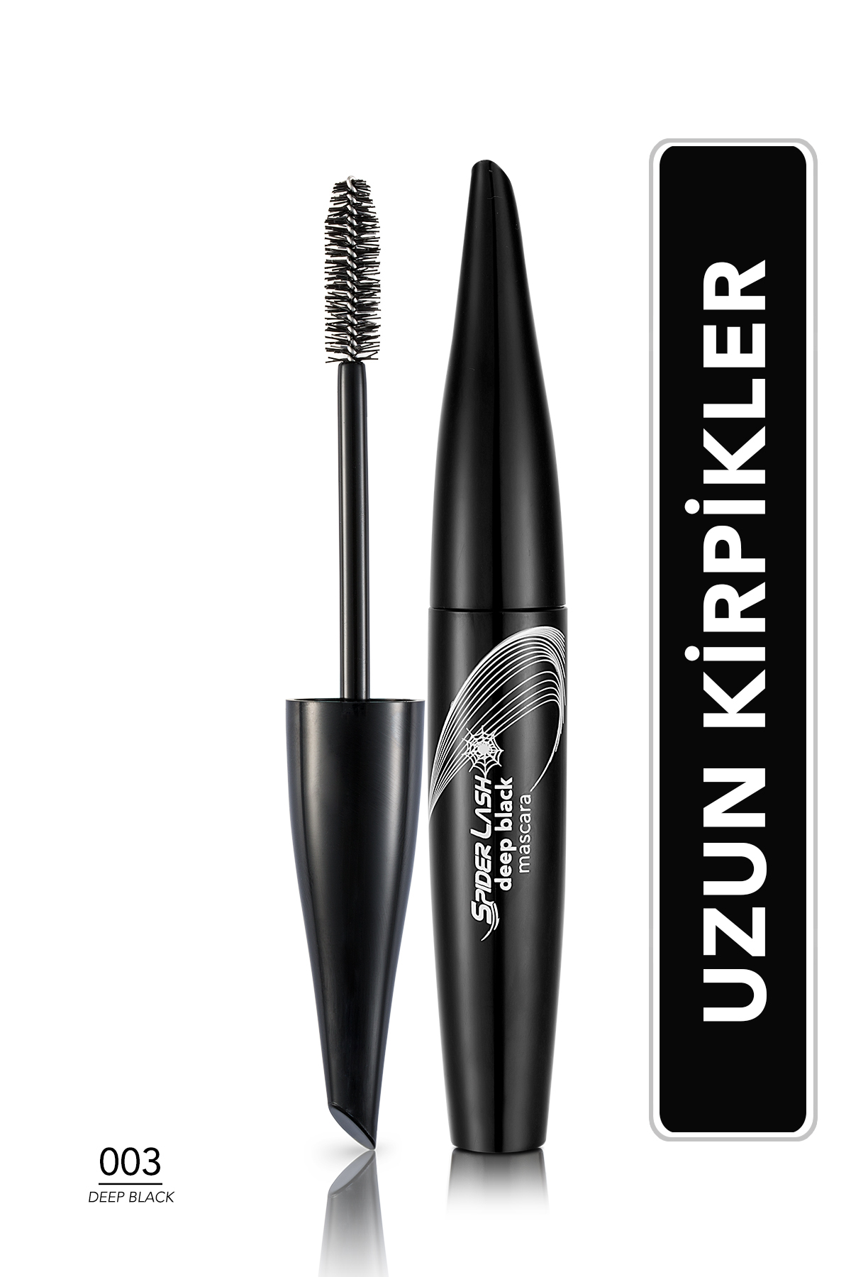 Flormar Hacim Veren Maskara (SİYAH) - Spider Lash Mascara - 001 Deep Black - 8690604110643