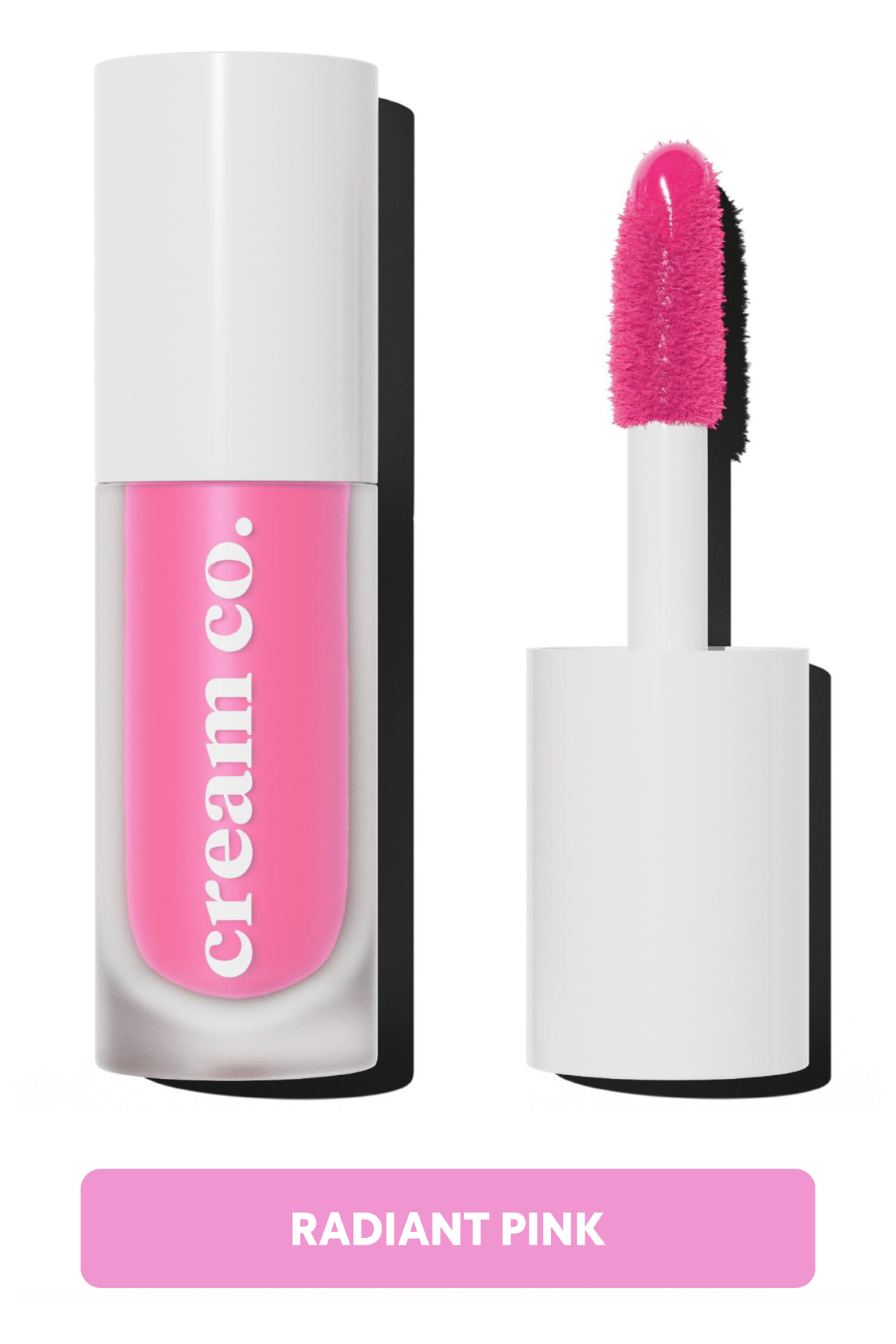 Cream Co. Allık Ruj Göz Farı Glow Tint Radiant Pink | Nemlendirici Makyaj | Pembe | Hyaluronik Asit Peptit