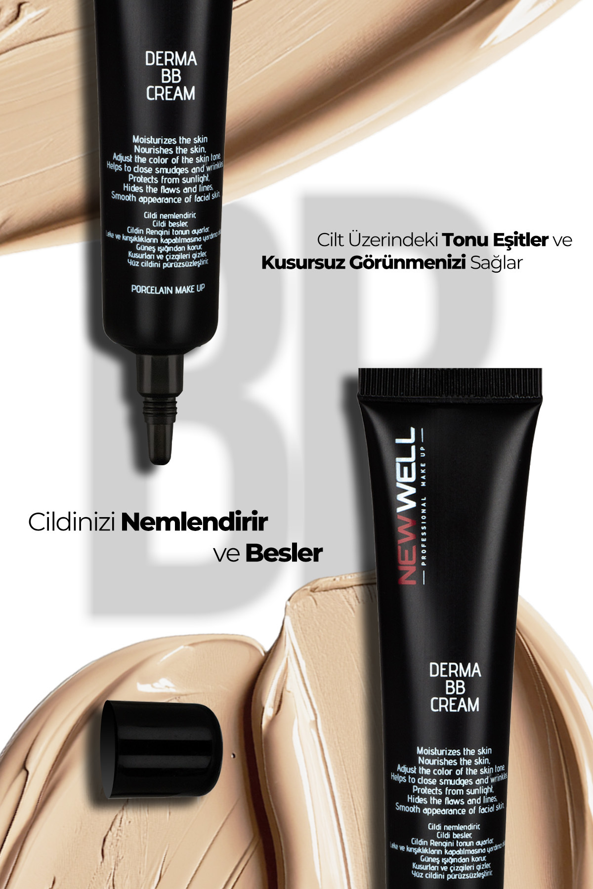New Well BB Krem - Derma BB Cream Medium 8680923325118 - Görsel 3
