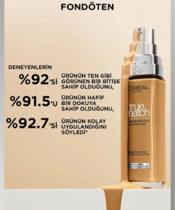 L'Oreal Paris True Match Bakım Yapan Fondöten - 3W Sıcak Alt Ton - Görsel 3