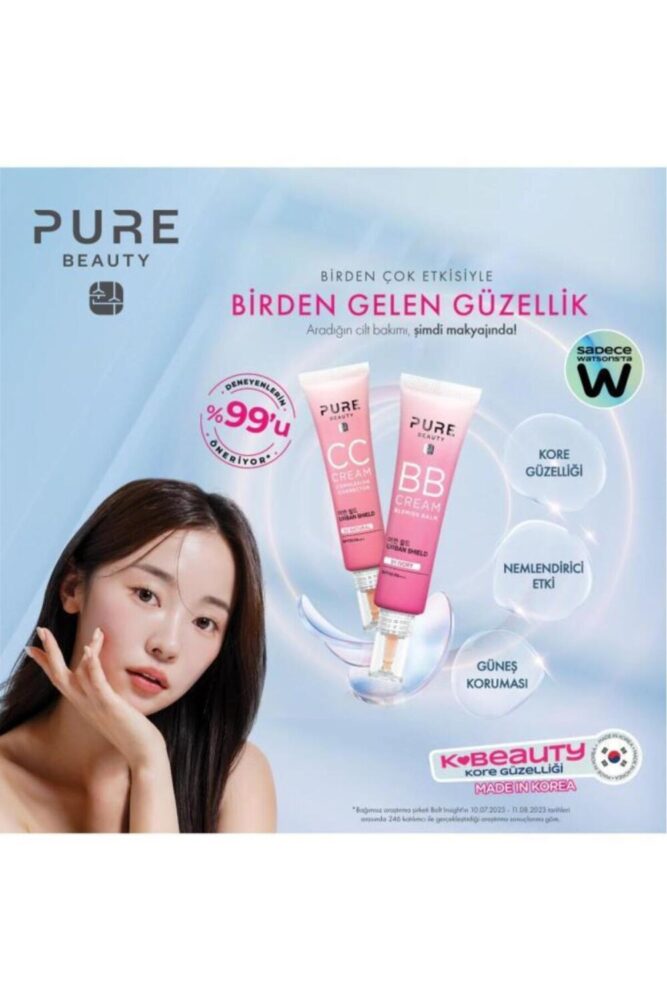 PURE BEAUTY CC Krem Spf50 Pa+++ Ivory 30 ml - Görsel 2