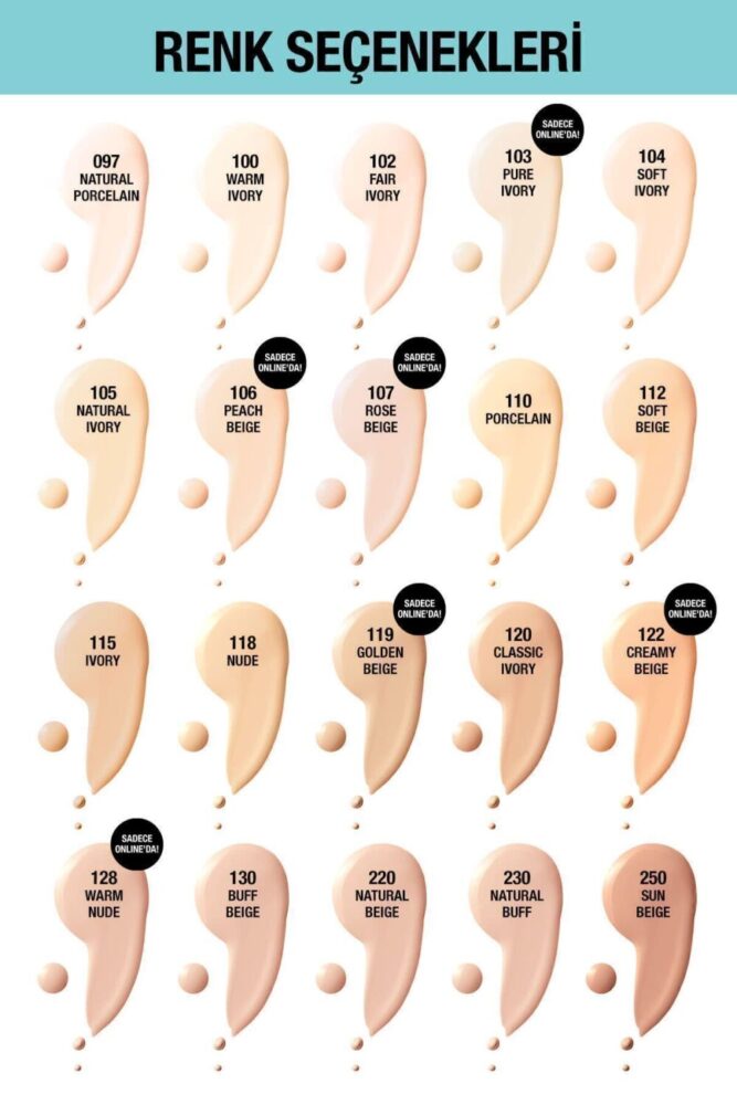 Maybelline New York Fit Me Matte+poreless Fondöten - 110 Porcelain - Görsel 3