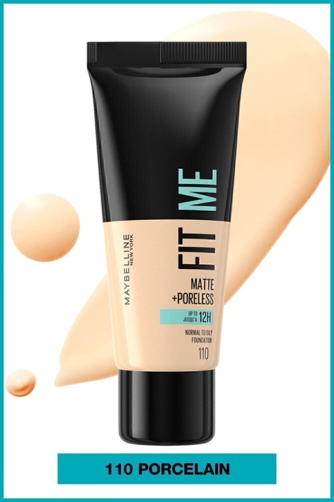 Maybelline New York Fit Me Matte+poreless Fondöten - 110 Porcelain - Görsel 2