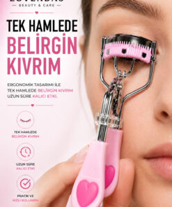 Lovendas Doğal Kıvrım Sağlayan Premium Kirpik Kıvırıcı Taraklı - Görsel 3