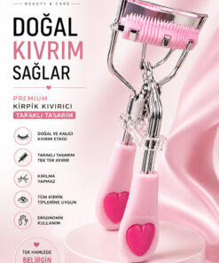 Lovendas Doğal Kıvrım Sağlayan Premium Kirpik Kıvırıcı Taraklı
