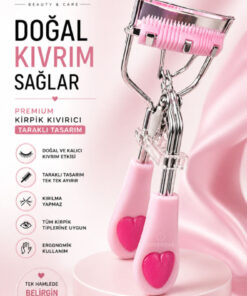Lovendas Doğal Kıvrım Sağlayan Premium Kirpik Kıvırıcı Taraklı