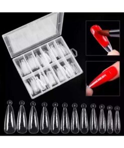 Alternative view of BİYUTREND 120'li Stiletto Protez Tırnak Seti | Şeffaf Poly Jel Uyumlu Tips | Kolay Uygulama Takma Tırnak