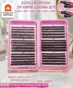 Alternative view of Güzellik Deposu Takma Kirpik Seti 580 Parça 30D/40D/50D/60D/80D/100D Komple Set