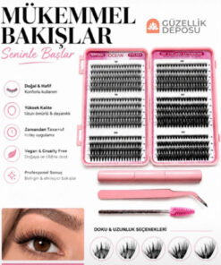Güzellik Deposu Takma Kirpik Seti 580 Parça 30D/40D/50D/60D/80D/100D Komple Set - Görsel 3