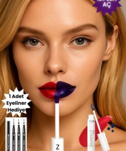 Zeonella Beauty Soyulabilir Ruj Sıcak Gül Kalıcı Dudak Dövmesi