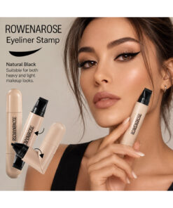 ROWENAROSE SIYAH- Suya Dayanıklı Çift Taraflı Eyeliner Damga Kalem Sağ Ve Sol Göz Uyumlu - Görsel 3