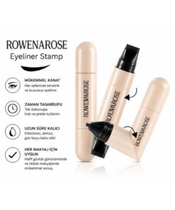 Alternative view of ROWENAROSE SIYAH- Suya Dayanıklı Çift Taraflı Eyeliner Damga Kalem Sağ Ve Sol Göz Uyumlu