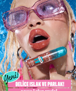 NYX Professional Makeup LIP I.V. Vitamin İçeren Parlatıcı + Tint - 08 Drippin' In Rose - Görsel 3