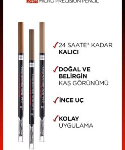 L'Oreal Paris Infaillible 24H Micro Precision Kaş Kalemi - Brunette - Görsel 3
