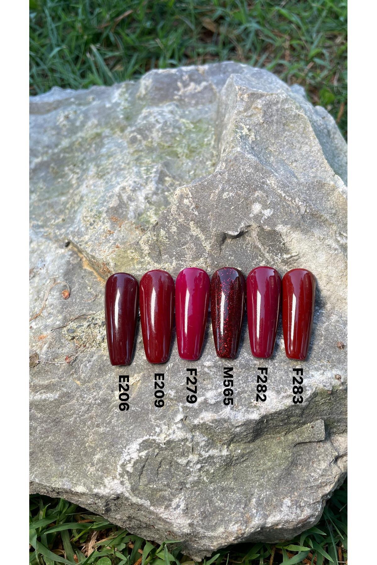 CROJE KALICI OJE Kalıcı Oje E206 - Koyu Bordo (5 ML) - Görsel 3