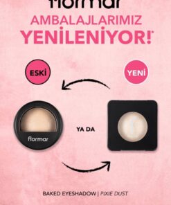 Alternative view of Flormar Baked Yüksek Pigmentli & Mat Bitişli Fırınlanmış Göz Farı